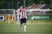 24 May 2021; Daniel Lafferty of Derry City during the SSE Airtricity League Premier Division match between Derry City and St Patrick's Athletic at Ryan McBride Brandywell Stadium in Derry. Photo by David Fitzgerald/Sportsfile