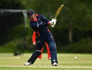 27 May 2021; Graeme McCarter of Northern Knights bats during the Cricket Ireland InterProvincial Cup 2021 match between Munster Reds and Northern Knights at Pembroke Cricket Club in Dublin. Photo by Harry Murphy/Sportsfile