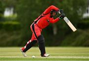 27 May 2021; Murray Commins of Munster Reds during the Cricket Ireland InterProvincial Cup 2021 match between Munster Reds and Northern Knights at Pembroke Cricket Club in Dublin. Photo by Harry Murphy/Sportsfile