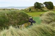 27 May 2021; Bradley Moore of England walks to the 16th fairway during day one of the Irish Challenge Golf at Portmarnock Golf Links in Dublin. Photo by Ramsey Cardy/Sportsfile