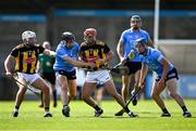 8 May 2021; Ciarán Wallace of Kilkenny in action against Donal Burke of Dublin during the Allianz Hurling League Division 1 Group B Round 1 match between Dublin and Kilkenny at Parnell Park in Dublin. Photo by Piaras Ó Mídheach/Sportsfile