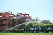 28 May 2021; A general view during a Republic of Ireland U21 training session in Marbella, Spain. Photo by Stephen McCarthy/Sportsfile