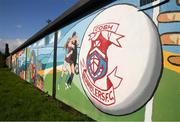 28 May 2021; A general view of a mural outside St Colman's Park ahead of the SSE Airtricity League First Division match between Cobh Ramblers and Cork City at St Colman's Park in Cobh, Cork. Photo by Michael P Ryan/Sportsfile