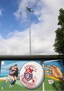 28 May 2021; A general view of a mural outside St Colman's Park ahead of the SSE Airtricity League First Division match between Cobh Ramblers and Cork City at St Colman's Park in Cobh, Cork. Photo by Michael P Ryan/Sportsfile