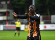 28 May 2021; Val Adedokun of Dundalk during the SSE Airtricity League Premier Division match between St Patrick's Athletic and Dundalk at Richmond Park in Dublin. Photo by Seb Daly/Sportsfile