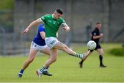 29 May 2021; Iain Corbett of Limerick in action against Dean Healy of Wicklow during the Allianz Football League Division 3 South Round 3 match between Wicklow and Limerick at County Grounds in Aughrim, Wicklow. Photo by Matt Browne/Sportsfile