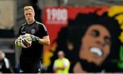 29 May 2021; Bohemians goalkeeper James Talbot warms-up prior to the SSE Airtricity League Premier Division match between Bohemians and Waterford at Dalymount Park in Dublin. Photo by Ramsey Cardy/Sportsfile