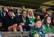 29 May 2021; Supporters look on during the Allianz Football League Division 3 North Round 3 match between Fermanagh and Longford at Brewster Park in Enniskillen, Fermanagh. Photo by David Fitzgerald/Sportsfile