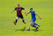 29 May 2021; Niall O'Keeffe of Waterford in action against Ross Tierney of Bohemians during the SSE Airtricity League Premier Division match between Bohemians and Waterford at Dalymount Park in Dublin. Photo by Ramsey Cardy/Sportsfile