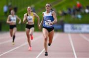29 May 2021; Phil Healy of WIT Vikings, Waterford, on her way to winning the Women's 400m A  event during the Belfast Irish Milers' Meeting at Mary Peters Track in Belfast. Photo by Sam Barnes/Sportsfile