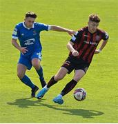 29 May 2021; Rory Feely of Bohemians in action against Adam O'Reilly of Waterford during the SSE Airtricity League Premier Division match between Bohemians and Waterford at Dalymount Park in Dublin. Photo by Ramsey Cardy/Sportsfile
