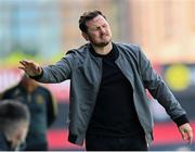 29 May 2021; Waterford manager Marc Bircham reacts after his side conceded their first goal during the SSE Airtricity League Premier Division match between Bohemians and Waterford at Dalymount Park in Dublin. Photo by Ramsey Cardy/Sportsfile