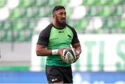 29 May 2021;  Bundee Aki of Connacht before the Guinness PRO14 Rainbow Cup match between Benetton and Connacht at Stadio di Monigo in Treviso, Italy. Photo by Roberto Bregani/Sportsfile
