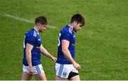29 May 2021; Thomas Galligan, right, and Stephen Murray of Cavan after their side's defeat in the Allianz Football League Division 3 North Round 3 match between Cavan and Derry at Kingspan Breffni in Cavan. Photo by Harry Murphy/Sportsfile