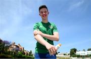 29 May 2021; Goalkeeper Dan Rose applies sun cream before a Republic of Ireland U21 training session in Marbella, Spain. Photo by Stephen McCarthy/Sportsfile