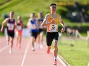 29 May 2021; Darragh McElhinney of UCD AC, Dublin, on his way to winning the Men's 1500m A  event during the Belfast Irish Milers' Meeting at Mary Peters Track in Belfast. Photo by Sam Barnes/Sportsfile