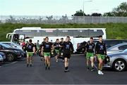 29 May 2021; Donegal players make their way from the team bus to the stadium before the Allianz Football League Division 1 North Round 3 match between Armagh and Donegal at the Athletic Grounds in Armagh. Photo by Piaras Ó Mídheach/Sportsfile