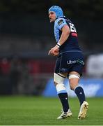28 May 2021; Olly Robinson of Cardiff Blues during the Guinness PRO14 Rainbow Cup match between Munster and Cardiff Blues at Thomond Park in Limerick. Photo by Piaras Ó Mídheach/Sportsfile