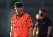 29 May 2021; Armagh manager Kieran McGeeney reacts after his side lost possession late in the second half during the Allianz Football League Division 1 North Round 3 match between Armagh and Donegal at the Athletic Grounds in Armagh. Photo by Piaras Ó Mídheach/Sportsfile
