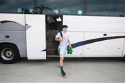 30 May 2021; Anselmo Garcia MacNulty of Republic of Ireland arrives before the U21 international friendly match between Switzerland and Republic of Ireland at Dama de Noche Football Centre in Marbella, Spain. Photo by Stephen McCarthy/Sportsfile