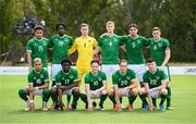 30 May 2021; The Republic of Ireland team before the U21 international friendly match between Switzerland and Republic of Ireland at Dama de Noche Football Centre in Marbella, Spain. Photo by Stephen McCarthy/Sportsfile