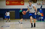 29 May 2021; Ciaran Roe during Ireland senior men squad training at the National Basketball Arena in Dublin ahead of the FIBA European Championship for Small Countries in August. Photo by Brendan Moran/Sportsfile