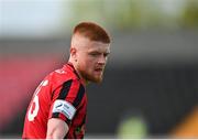 29 May 2021; Aodh Dervin of Longford Town during the SSE Airtricity League Premier Division match between Longford Town and Shamrock Rovers at Bishopsgate in Longford. Photo by Seb Daly/Sportsfile