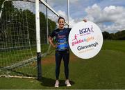 31 May 2021; Glenveagh Homes are the new sponsors of the LGFA’s Gaelic4Girls programme. To find out more about Glenveagh Homes, visit https://glenveagh.ie/ . In attendance to mark the announcement at Summerhill GFC in County Meath is Roscommon footballer Jennifer Higgins. Photo by Harry Murphy/Sportsfile