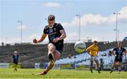 30 May 2021; Cillian O'Connor of Mayo shoots to score his side's first goal from the penalty spot during the Allianz Football League Division 2 North Round 3 match between Mayo and Meath at Elverys MacHale Park in Castlebar, Mayo. Photo by Sam Barnes/Sportsfile