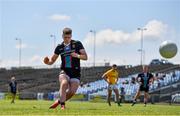 30 May 2021; Cillian O'Connor of Mayo shoots to score his side's first goal from the penalty spot during the Allianz Football League Division 2 North Round 3 match between Mayo and Meath at Elverys MacHale Park in Castlebar, Mayo. Photo by Sam Barnes/Sportsfile