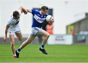30 May 2021; Kieran Lillis of Laois in action against Paul Cribbin of Kildare during the Allianz Football League Division 2 South Round 3 match between Laois and Kildare at MW Hire O'Moore Park in Portlaoise, Laois. Photo by Piaras Ó Mídheach/Sportsfile