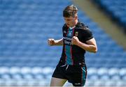 30 May 2021; James Carr of Mayo celebrates after scoring his side's third goal during the Allianz Football League Division 2 North Round 3 match between Mayo and Meath at Elverys MacHale Park in Castlebar, Mayo. Photo by Sam Barnes/Sportsfile