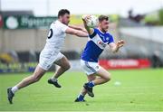 30 May 2021; Eoin Lowry of Laois in action against Fergal Conway of Kildare during the Allianz Football League Division 2 South Round 3 match between Laois and Kildare at MW Hire O'Moore Park in Portlaoise, Laois. Photo by Piaras Ó Mídheach/Sportsfile