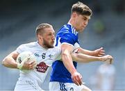 30 May 2021; Neil Flynn of Kildare in action against Séamus Lacey of Laois during the Allianz Football League Division 2 South Round 3 match between Laois and Kildare at MW Hire O'Moore Park in Portlaoise, Laois. Photo by Piaras Ó Mídheach/Sportsfile
