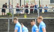 30 May 2021; Supporters watch on from outside the ground during the Allianz Football League Division 1 South Round 3 match between Galway and Dublin at St Jarlath's Park in Tuam, Galway. Photo by Ramsey Cardy/Sportsfile