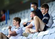 30 May 2021; Kildare footballer Kevin Feely, who was substituted at half-time, looks on from the stand during the Allianz Football League Division 2 South Round 3 match between Laois and Kildare at MW Hire O'Moore Park in Portlaoise, Laois. Photo by Piaras Ó Mídheach/Sportsfile