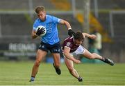 30 May 2021; Jonny Cooper of Dublin evades the tackle by Shane Walsh of Galway during the Allianz Football League Division 1 South Round 3 match between Galway and Dublin at St Jarlath's Park in Tuam, Galway. Photo by Ramsey Cardy/Sportsfile