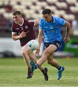 30 May 2021; Cormac Costello of Dublin in action against Jack Glynn of Galway during the Allianz Football League Division 1 South Round 3 match between Galway and Dublin at St Jarlath's Park in Tuam, Galway. Photo by Ramsey Cardy/Sportsfile