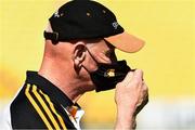 30 May 2021; Kilkenny manager Brian Cody adjusts his face mask during the Allianz Hurling League Division 1 Group B Round 3 match between Kilkenny and Wexford at UPMC Nowlan Park in Kilkenny. Photo by Ray McManus/Sportsfile