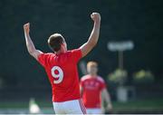 30 May 2021; Ciaran Byrne of Louth celebrates at the final whistle following his side's victory over Sligo in their Allianz Football League Division 4 North Round 3 match3 at Geraldines Club in Haggardstown, Louth. Photo by Seb Daly/Sportsfile