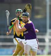 30 May 2021; Diarmuid O'Keeffe of Wexford in action against Alan Murphy of Kilkenny during the Allianz Hurling League Division 1 Group B Round 3 match between Kilkenny and Wexford at UPMC Nowlan Park in Kilkenny. Photo by Ray McManus/Sportsfile