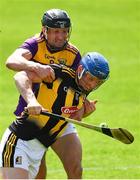 30 May 2021; John Donnelly of Kilkenny in action against Liam Óg McGovern of Wexford during the Allianz Hurling League Division 1 Group B Round 3 match between Kilkenny and Wexford at UPMC Nowlan Park in Kilkenny. Photo by Ray McManus/Sportsfile