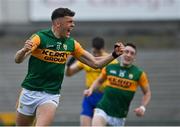 30 May 2021; David Clifford of Kerry celebrates after scoring his side's first goal during the Allianz Football League Division 1 South Round 3 match between Roscommon and Kerry at Dr Hyde Park in Roscommon. Photo by Brendan Moran/Sportsfile