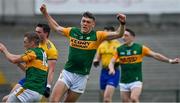 30 May 2021; David Clifford of Kerry celebrates after scoring his side's first goal during the Allianz Football League Division 1 South Round 3 match between Roscommon and Kerry at Dr Hyde Park in Roscommon. Photo by Brendan Moran/Sportsfile
