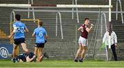 30 May 2021; Matthew Tierney of Galway celebrates after scoring his side's first goal during the Allianz Football League Division 1 South Round 3 match between Galway and Dublin at St Jarlath's Park in Tuam, Galway. Photo by Ramsey Cardy/Sportsfile