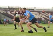 30 May 2021; Ciarán Kilkenny of Dublin in action against Kieran Molloy of Galway during the Allianz Football League Division 1 South Round 3 match between Galway and Dublin at St Jarlath's Park in Tuam, Galway. Photo by Ramsey Cardy/Sportsfile