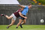 30 May 2021; Ciarán Kilkenny of Dublin is tackled by Kieran Molloy of Galway during the Allianz Football League Division 1 South Round 3 match between Galway and Dublin at St Jarlath's Park in Tuam, Galway. Photo by Ramsey Cardy/Sportsfile