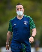30 May 2021; Republic of Ireland kitman Neil Fox during the U21 international friendly match between Switzerland and Republic of Ireland at Dama de Noche Football Centre in Marbella, Spain. Photo by Stephen McCarthy/Sportsfile