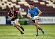 30 May 2021; Cormac Costello of Dublin and Jack Glynn of Galway during the Allianz Football League Division 1 South Round 3 match between Galway and Dublin at St Jarlath's Park in Tuam, Galway. Photo by Ramsey Cardy/Sportsfile