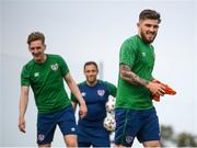 31 May 2021; Ryan Manning and Ronan Curtis, left, during a Republic of Ireland training session at PGA Catalunya Resort in Girona, Spain. Photo by Stephen McCarthy/Sportsfile